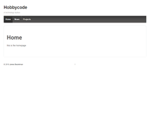 Tablet Screenshot of hobbycode.com